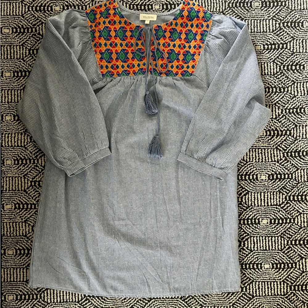 NWOT Size M Pinstripe Tunic